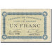 France, Lons-le-Saunier, 1 Franc, 1920, Chambre de Commerce, VF(20-25)