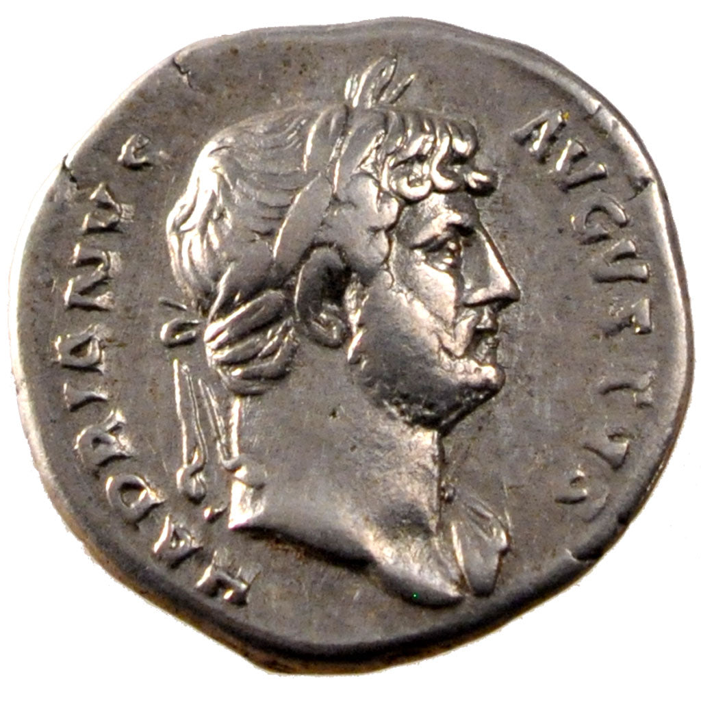 Hadrian, Denarius, Roma, AU(50-53), Silver, Cohen #374, 3.30