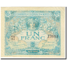 Frankrijk, Nîmes, 1 Franc, 1915, Chambre de Commerce, SUP, Pirot:92-11