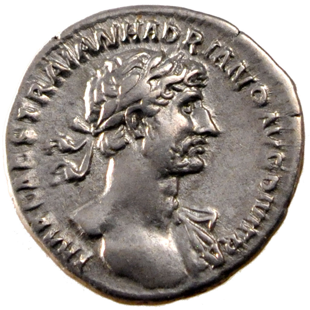 Hadrian, Denarius, Roma, AU(55-58), Silver, Cohen #877, 3.40