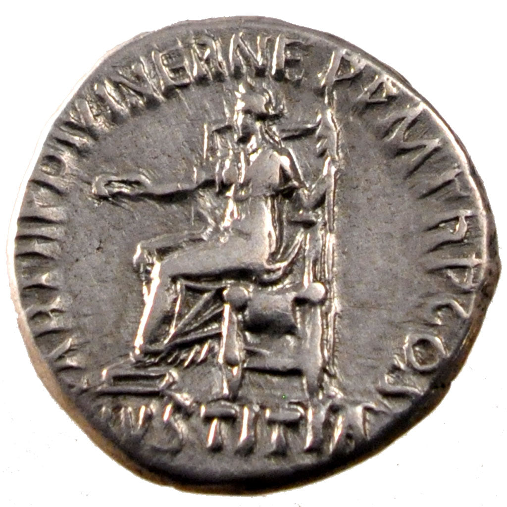 Hadrian, Denarius, Roma, AU(55-58), Silver, Cohen #877, 3.40