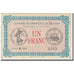France, Belfort, 1 Franc, 1915, Chambre de Commerce, TB, Pirot:23-09