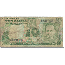 Banknote, Tanzania, 10 Shilingi, 1978, Undated (1978), KM:6c, VG(8-10)