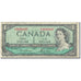Banknote, Canada, 1 Dollar, 1973, 1973 (Old Date 1954)., KM:75d, VG(8-10)
