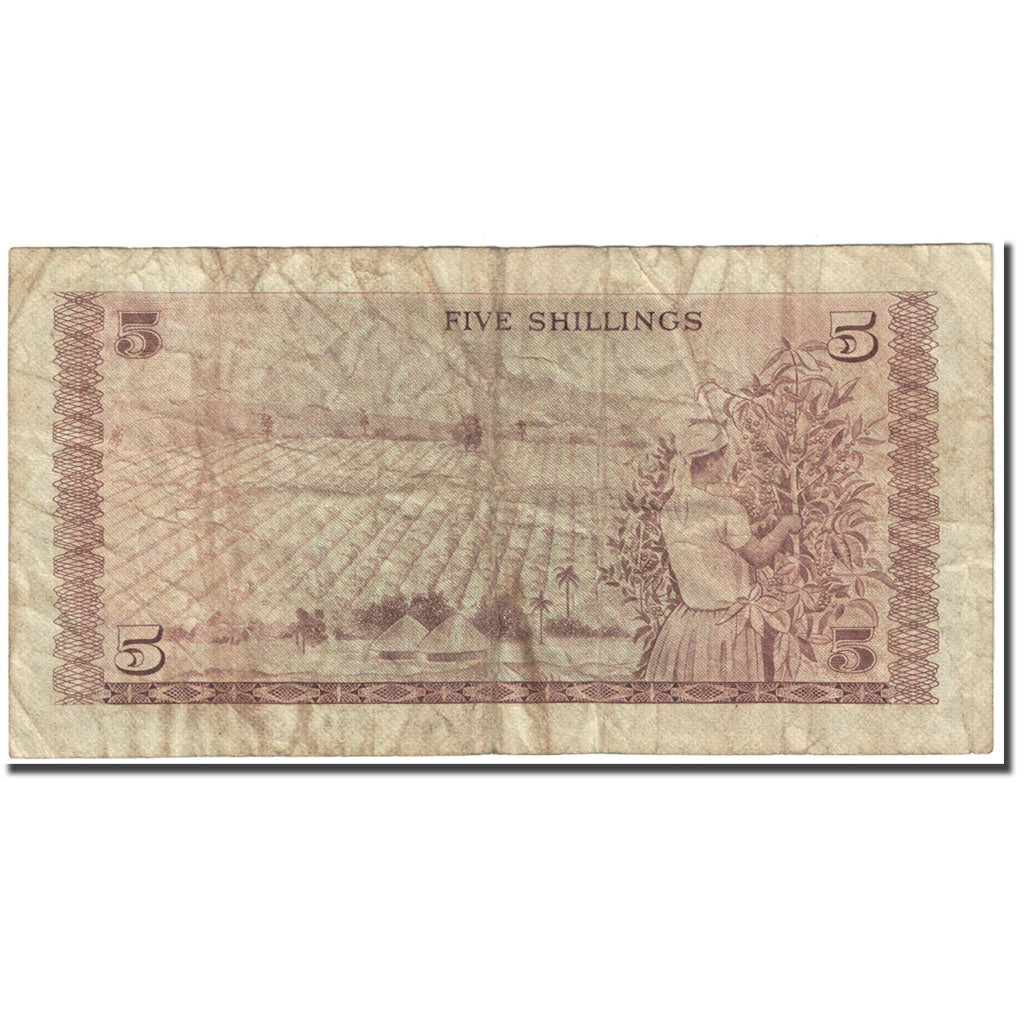 Banknote, Kenya, 5 Shillings, 1972, 1972-07-01, KM:6c, VG(8-10)