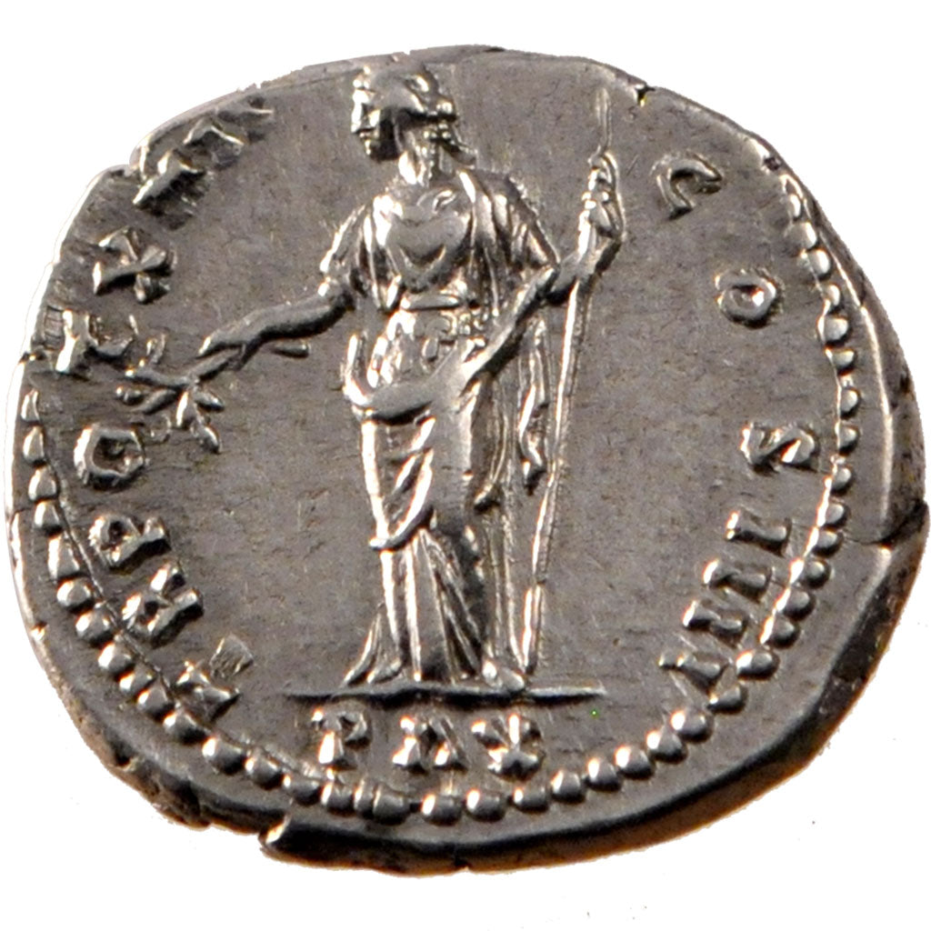Antoninus Pius, Denarius, Roma, AU(55-58), Silver, Cohen #573, 4.10