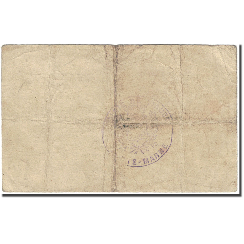 France, Wassy, 1 Franc, 1915, Bon de, VF(20-25), Pirot:52-32