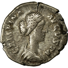 Moeda, Crispina, Denarius, 178-180, Roma, EF(40-45), Prata, Cohen:1