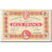 França, Nancy, 2 Francs, 1918, Chambre de Commerce, AU(55-58), Pirot:87-25