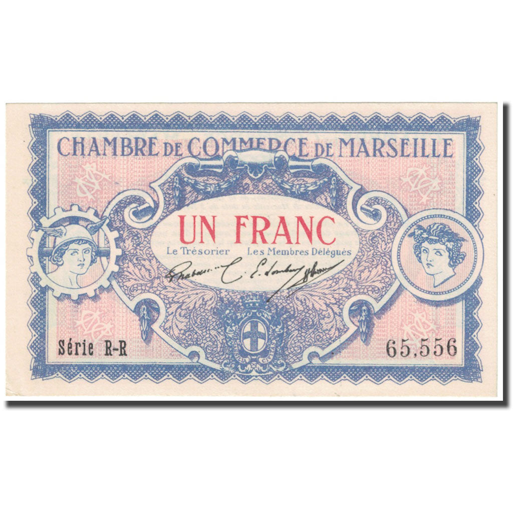 Frankreich, Marseille, 1 Franc, 1917, Chambre de Commerce, UNZ-, Pirot:79-70