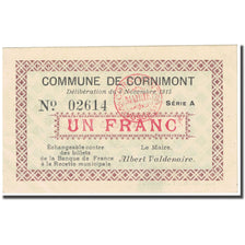 Francia, Cornimont, 1 Franc, 1915, Emission Municipale, EBC, Pirot:88-13