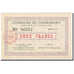 França, Cornimont, 2 Francs, 1915, Emission Municipale, AU(55-58), Pirot:88-15