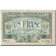 France, Région Provençale, 1 Franc, Chambre de commerce / Région Provençale
