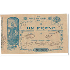 France, Amiens, 1 Franc, 1914, Bon Municipal / Banque Duvette, UNC(63)