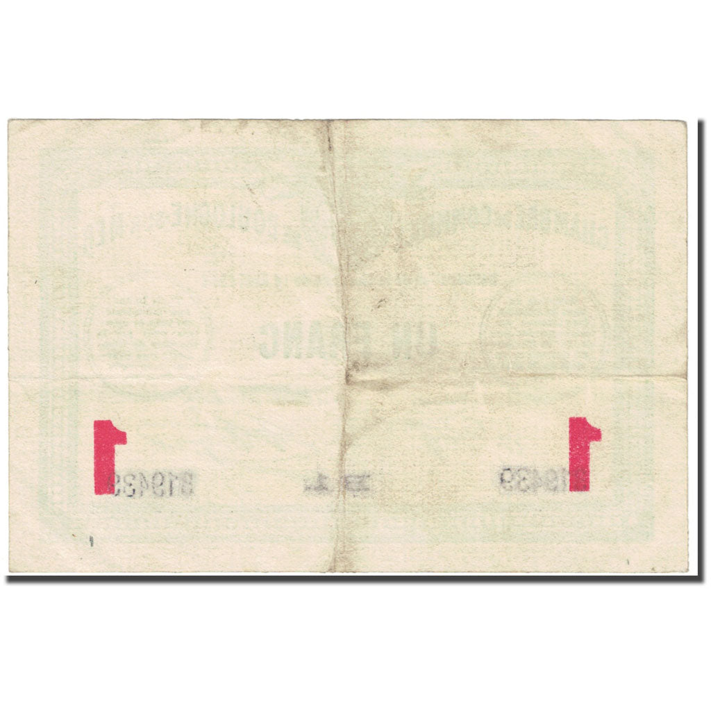 France, Boulogne-sur-Mer, 1 Franc, 1914, Chambre de Commerce, TTB, Pirot:31-15