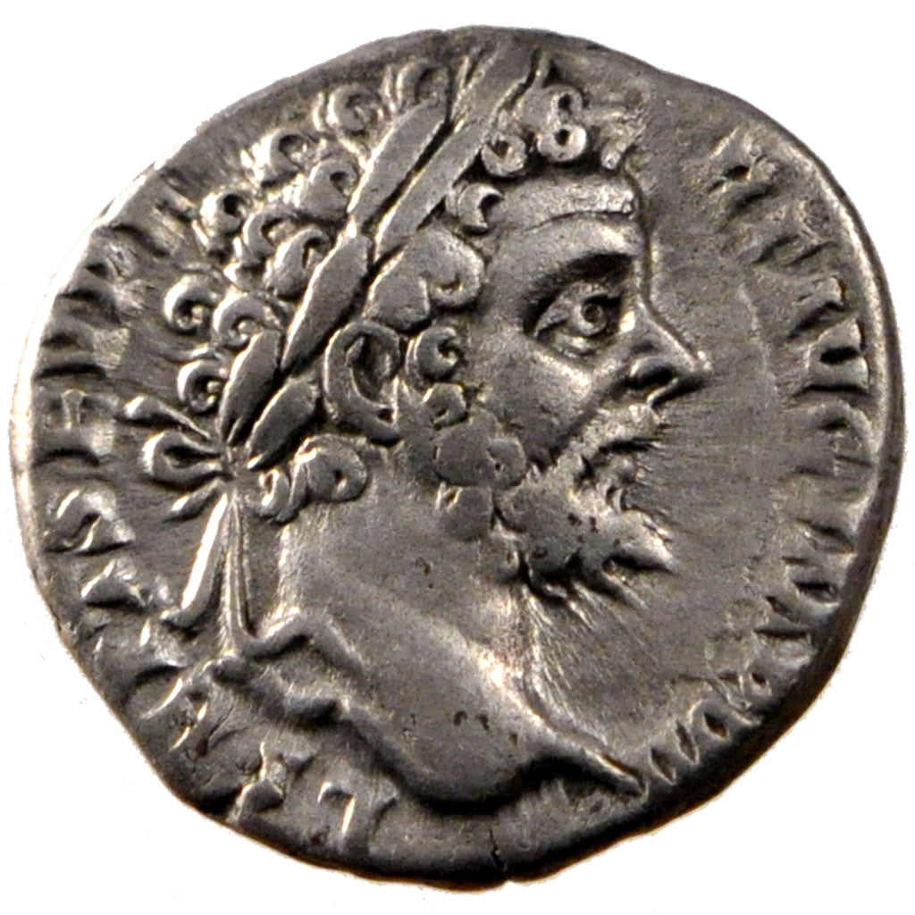 Septimius Severus, Denarius, Roma, EF(40-45), Silver, Cohen #404, 3.00