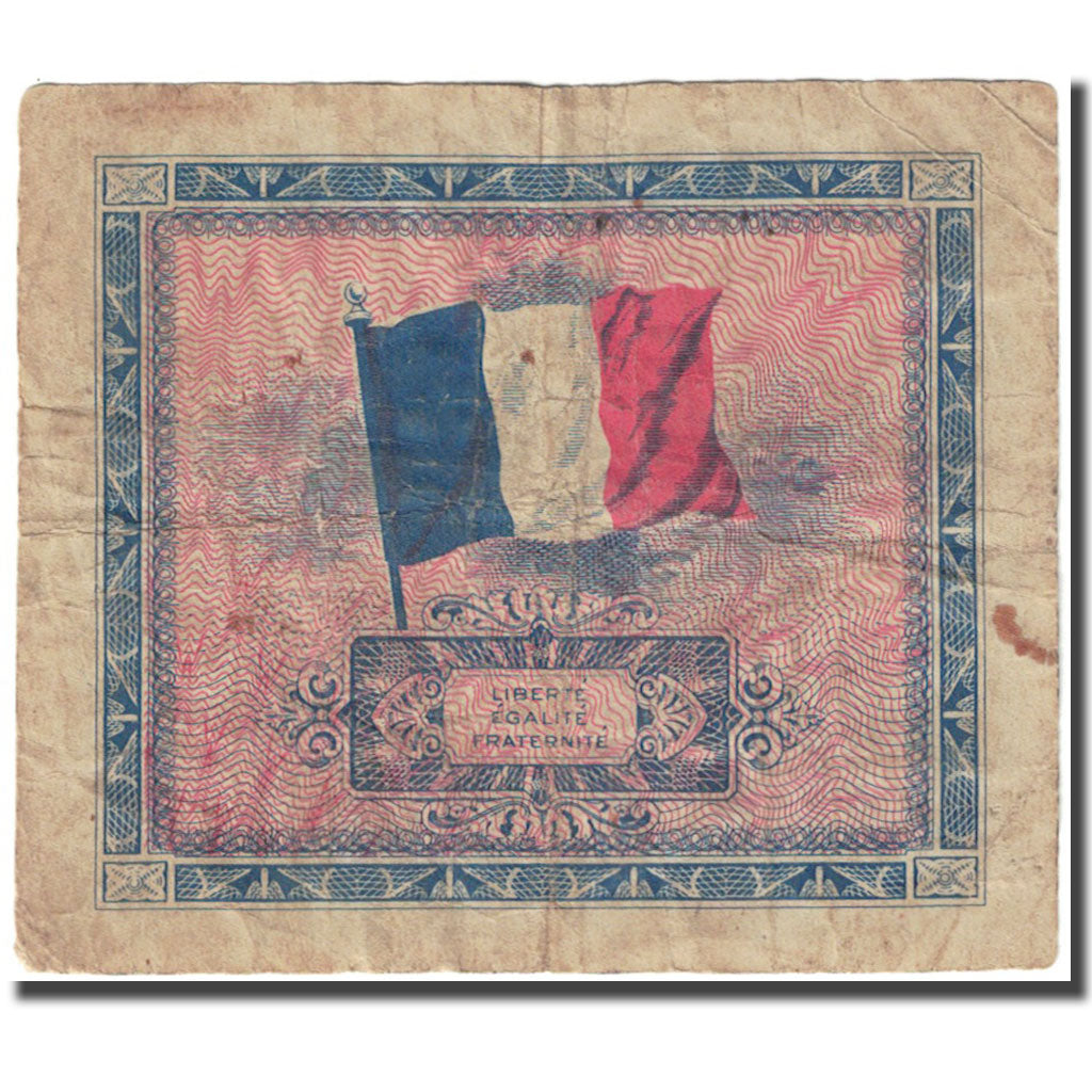 Francia, 10 Francs, Flag/France, 1944, SERIE DE 1944, B, Fayette:VF18.1, KM:116a