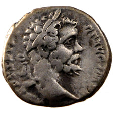 Septimius Severus, Denarius, Roma, VF(30-35), Silver, Cohen #416, 3.00