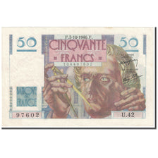 Francja, 50 Francs, Le Verrier, 1946, 1946-10-03, EF(40-45), Fayette:20.6