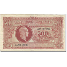 France, 500 Francs, Marianne, 1945, Undated (1945), VF(20-25), Fayette:VF11.2