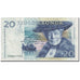 Banknote, Sweden, 20 Kronor, 2002, Undated (2002), KM:63a, VF(20-25)