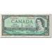Banknote, Canada, 1 Dollar, 1961, 1961 (Old Date 1954)., KM:74b, EF(40-45)