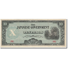 Biljet, Fillipijnen, 10 Pesos, 1942, Undated (1942), KM:108b, TTB
