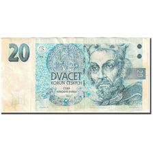 Banknot, Czechy, 20 Korun, 1994, Undated (1994), KM:10a, VF(20-25)