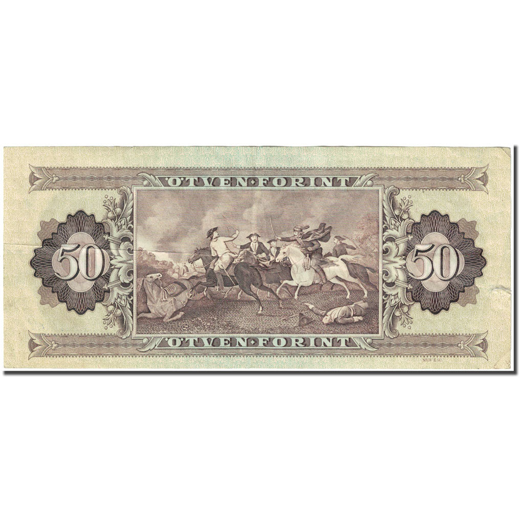 Banknote, Hungary, 50 Forint, 1986, 1986-11-04, KM:170g, VG(8-10)