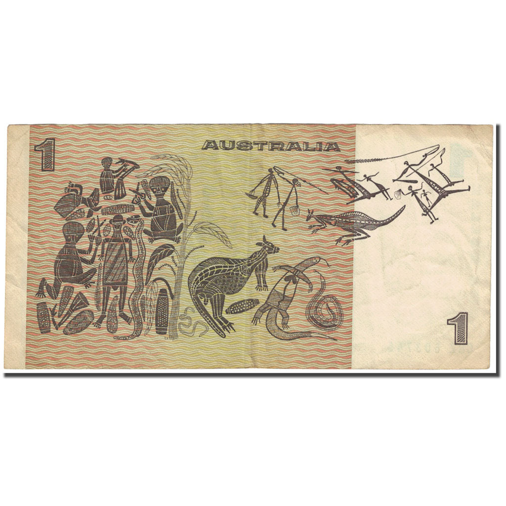 Banknote, Australia, 1 Dollar, 1976, Undated (1976), KM:42b1, VF(20-25)