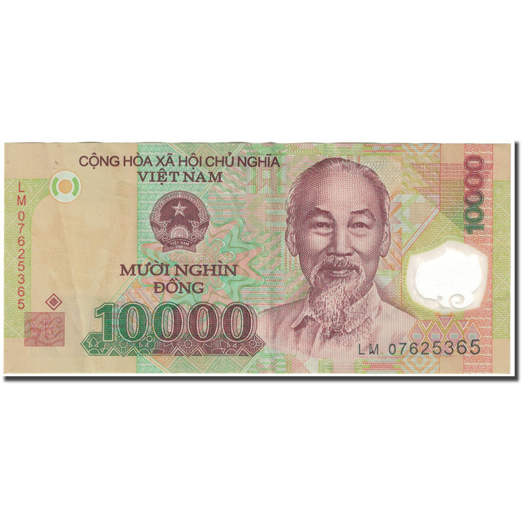 Geldschein, Vietnam, 10,000 D<ox>ng, 2007, Undated (2007), KM:119b, SS