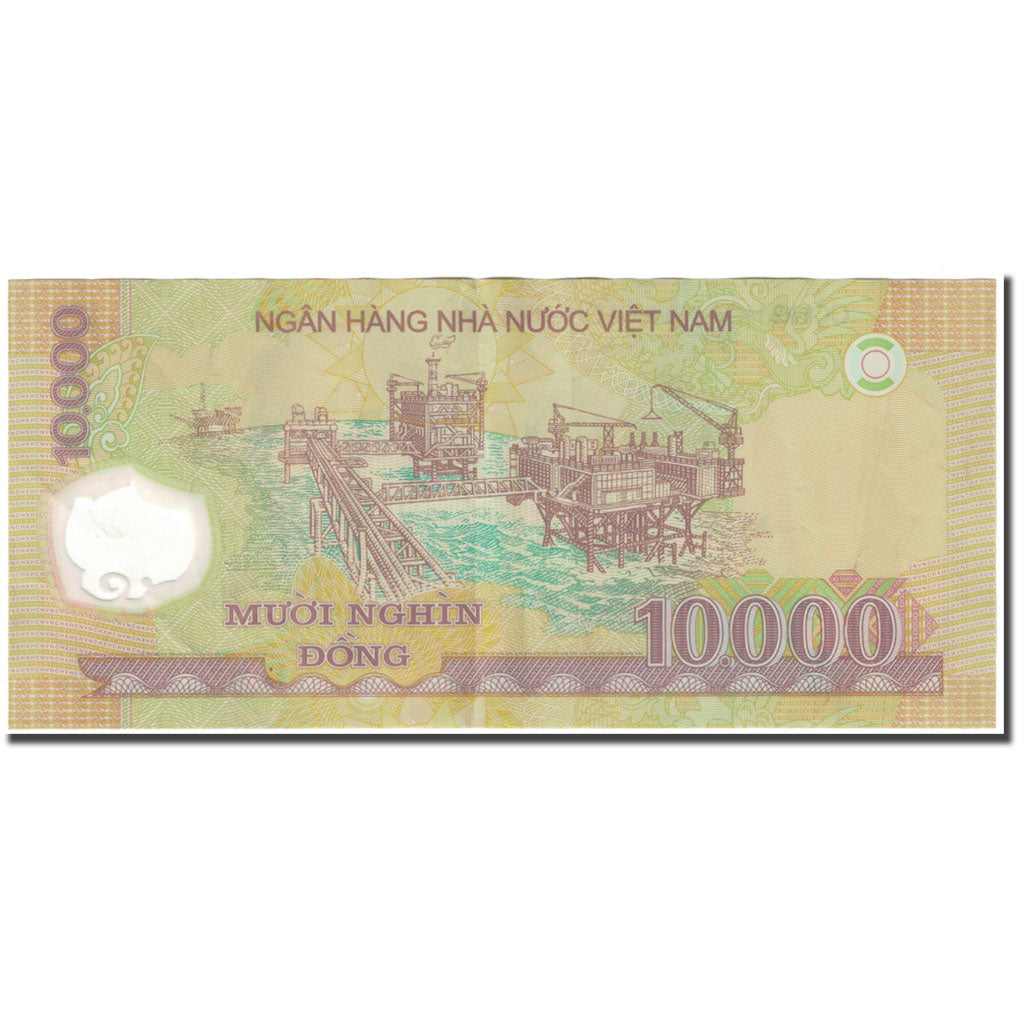 Geldschein, Vietnam, 10,000 D<ox>ng, 2007, Undated (2007), KM:119b, SS