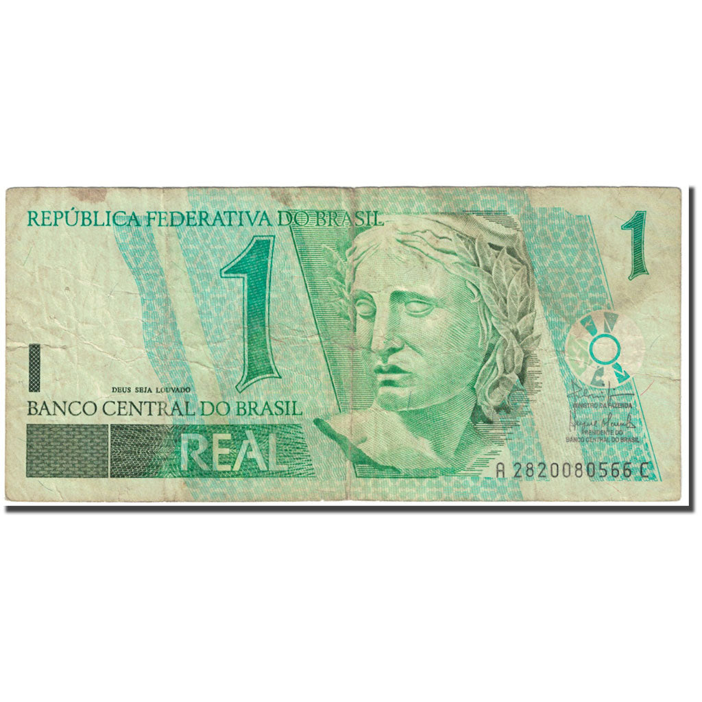 Banconote, Brasile, 1 Réal, 2003, Undated (2003), KM:251a, B