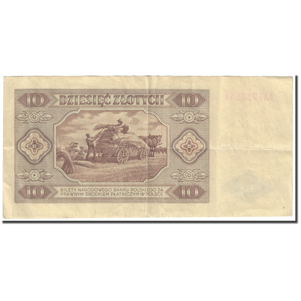 Billet, Pologne, 10 Zlotych, 1948, 1948-07-01, KM:136, TTB