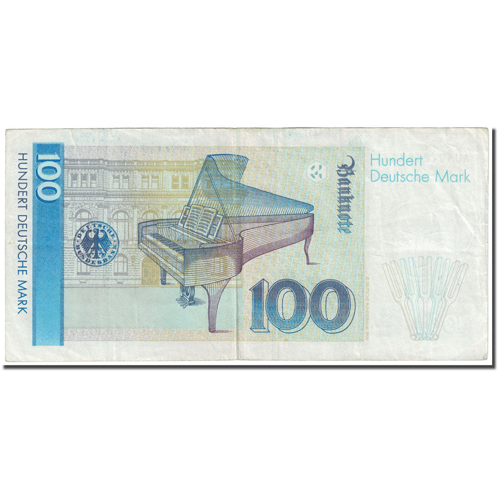 Banknote, GERMANY - FEDERAL REPUBLIC, 100 Deutsche Mark, 1989, 1989-01-02