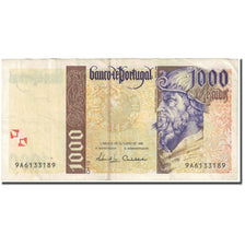 Banconote, Portogallo, 1000 Escudos, 1996, 1996-10-31, KM:188b, MB
