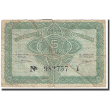 Banknote, FRENCH INDO-CHINA, 5 Cents, 1942, Undated (1942), KM:88a, AG(1-3)