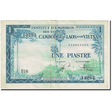 Banknote, FRENCH INDO-CHINA, 1 Piastre = 1 Dong, 1954, Undated (1954), KM:105