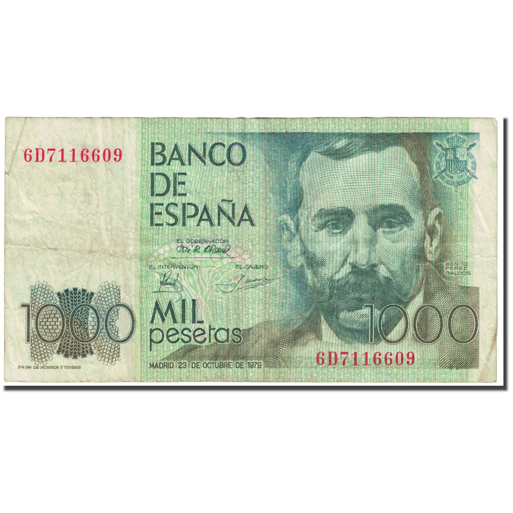 Banknote, Spain, 1000 Pesetas, 1979, 1979-10-23, KM:158, VF(20-25)