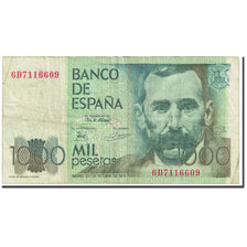 Biljet, Spanje, 1000 Pesetas, 1979, 1979-10-23, KM:158, TB