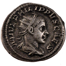 Philip II, Antoninianus, AU(55-58), Billon, Cohen #59, 4.70