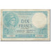 France, 10 Francs, Minerve, 1916, 1916-11-09, VF(20-25), Fayette:6.1, KM:73a