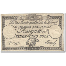 Francja, 25 Sols, 1792, Hervé, Loi du 4 janvier 1792 - L'an quatrième de la