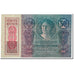 Banknote, Austria, 50 Kronen, 1919, Old Date : 02.01.1914 (1919)., KM:54a