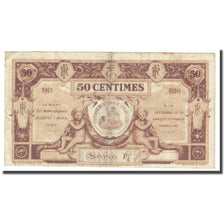 France, Aurillac, 50 Centimes, 1915, Chambre de Commerce, EF(40-45), Pirot:16-1