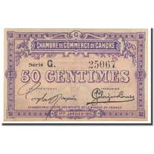 France, Cahors, 50 Centimes, 1915, Chambre de Commerce, EF(40-45), Pirot:35-12