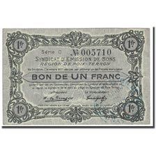 France, Poix-Terron, 1 Franc, 1917, Syndicat d'émission / Bon de, VF(20-25)