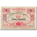 Francja, Avesnes, 5 Francs, Société des bons d'émission / Bon pour