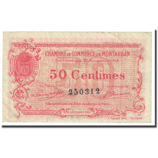 Francia, Montauban, 50 Centimes, 1914, Chambre de Commerce, BC, Pirot:83-1