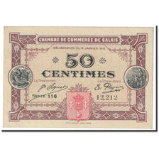 France, Calais, 50 Centimes, 1916, Chambre de Commerce, UNC(63), Pirot:36-21
